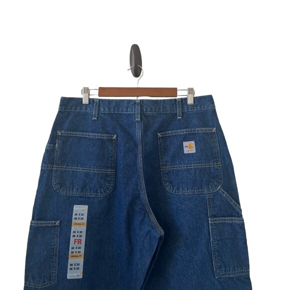 Carhartt NEW Flame Resistant Carpenter Utility Jeans Size 36 x 30 - Picture 9 of 16